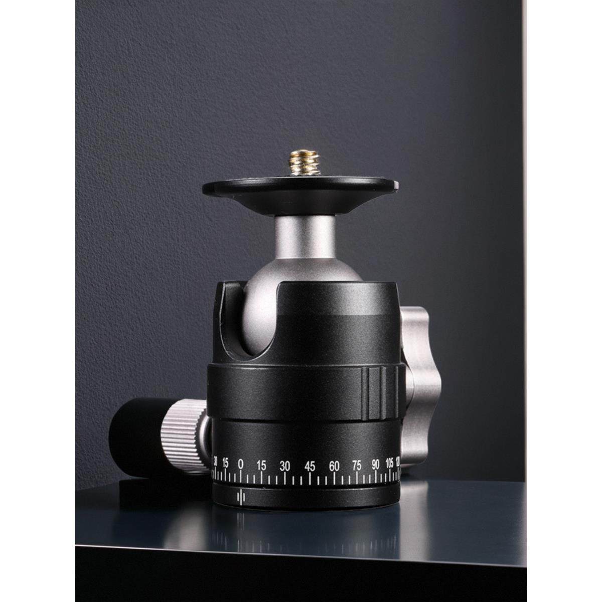 金属球形云台迷你手机直播微单相热靴360全景底座万向投影仪支架,3C数码配件,USB多功能数码宝,淘宝优惠券,粉丝福利购,淘宝优惠卷