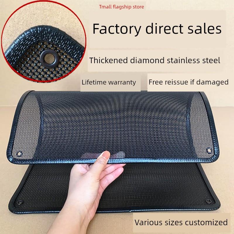 起亚K2 K3 K4 K5福瑞迪KX5 KX7汽车水箱防护网防虫网不锈钢保护罩