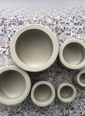 灰色Ppr管帽插头帽4点20 25 32 40 50 63 75 90 110 160水管插头