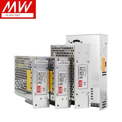 Mean Well 220至24V/12V直流5V开关电源S-35/50/120/150/200/350W