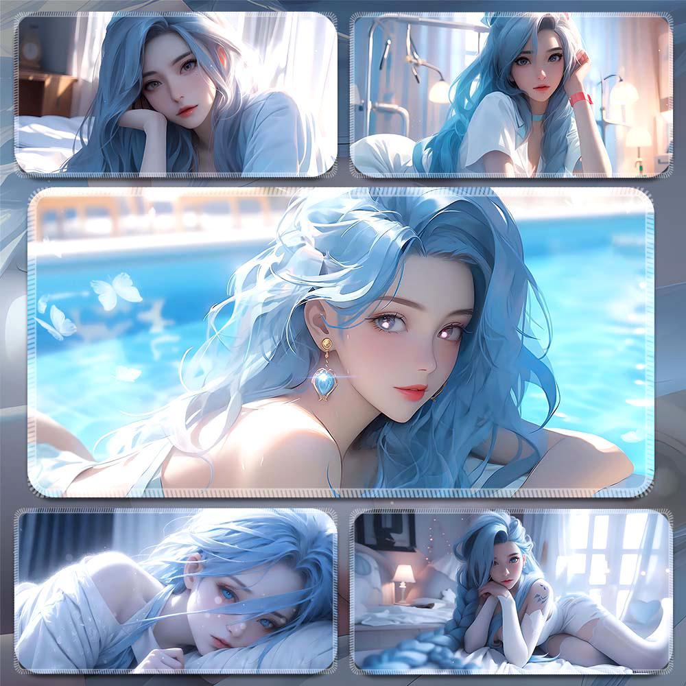 动漫二次元桌垫鼠标超大号