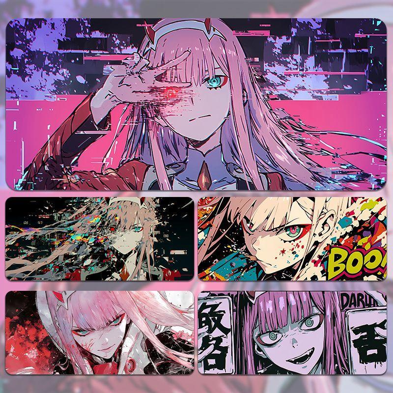 国家队鼠标垫超大号男生办公电脑键盘垫滑鼠标垫动漫防滑电脑桌垫