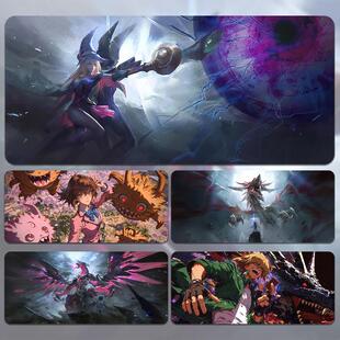 游戏王鼠标垫超大号男女生动漫二次元电竞游戏电脑键盘网红书桌垫
