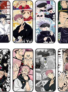 适用OPPOK3手机壳咒术回战新款定制PCGM00硅胶全包边防摔软壳乙骨忧太