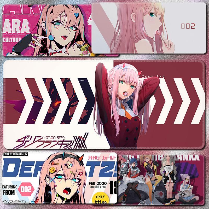 国家队鼠标垫超大号定制动漫二次元美女男学生办公室键盘宅男桌垫