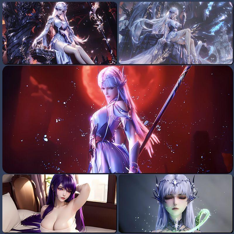 性感圣采儿鼠标垫超大号神