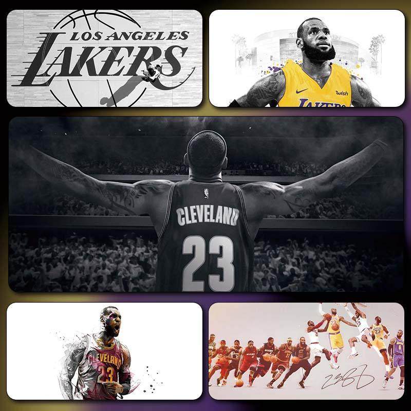 勒布朗詹姆斯鼠标垫超大号NBA篮球全明星电脑键盘垫礼物周边LBJ