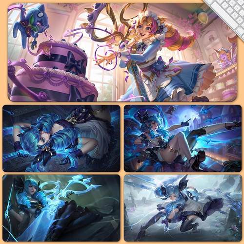 lol格温鼠标垫灵罗娃娃咖