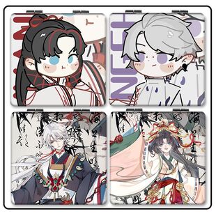 适用于阴阳师小镜子鬼童丸缘结神周边迷你化妆镜可折叠便携补妆镜