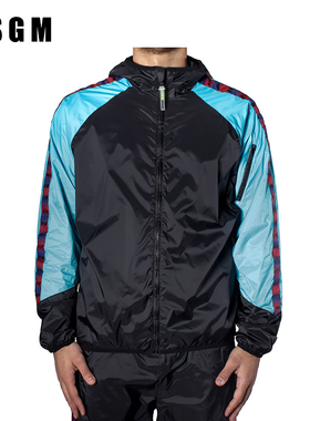 MSGM时尚休闲舒适百搭潮流男士连帽夹克