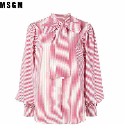 MSGM女士优雅条纹衬衫