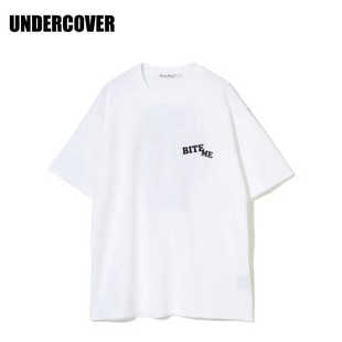 UNDERCOVER草莓字母LOGO印花圆领短袖 T恤