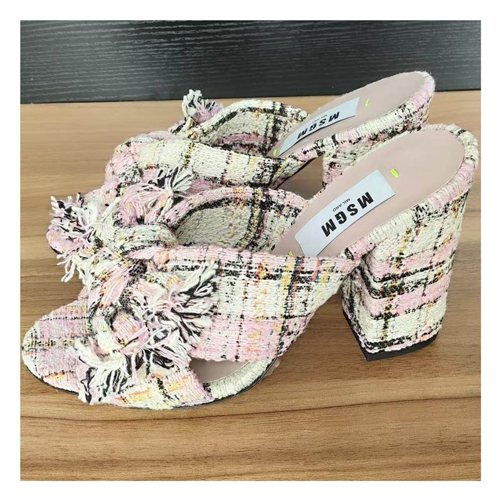 MSGM潮流时尚高跟女式凉鞋