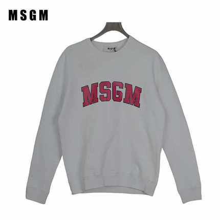 孤品特价MSGM意大利潮牌圆领套头长袖卫衣