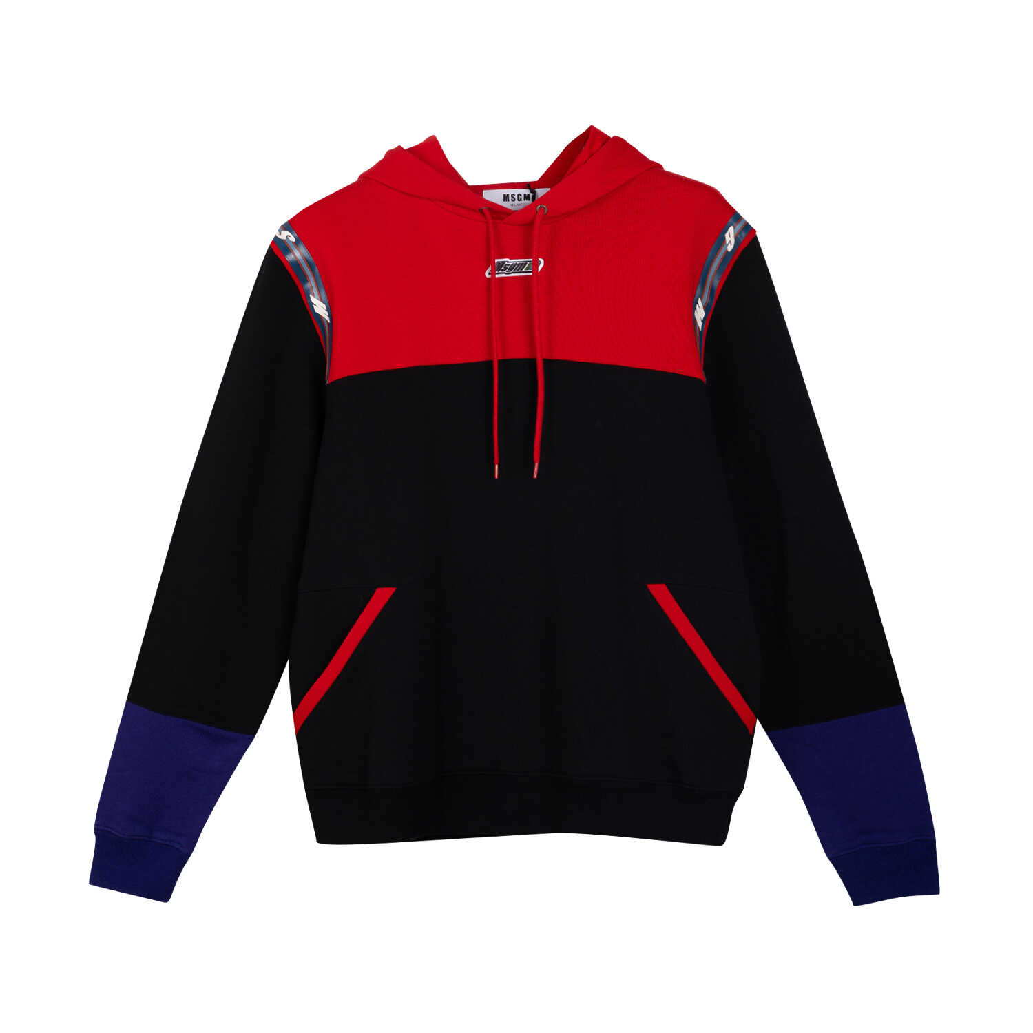 宽松潮牌春秋季百搭撞色卫衣连帽