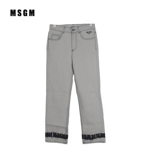 MSGM休闲时尚百搭直筒牛仔裤