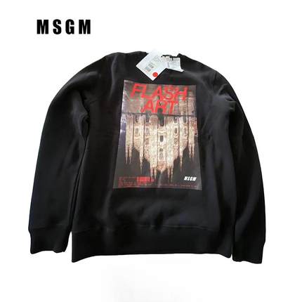 MSGM圆领套头情侣卫衣