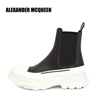 MCQUEEN增高短筒靴春秋单靴英伦风马丁靴 ALEXANDER