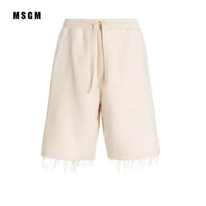 MSGM纯色抽绳系带合身直筒短裤,男装,短裤,淘宝优惠券,粉丝福利购,淘宝优惠卷