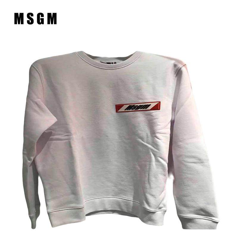 MSGM圆领套头长袖卫衣