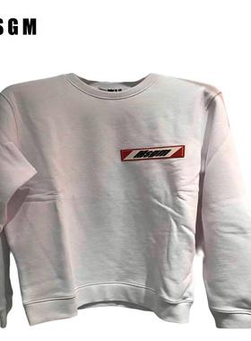 MSGM圆领套头百搭舒适休闲情侣卫衣