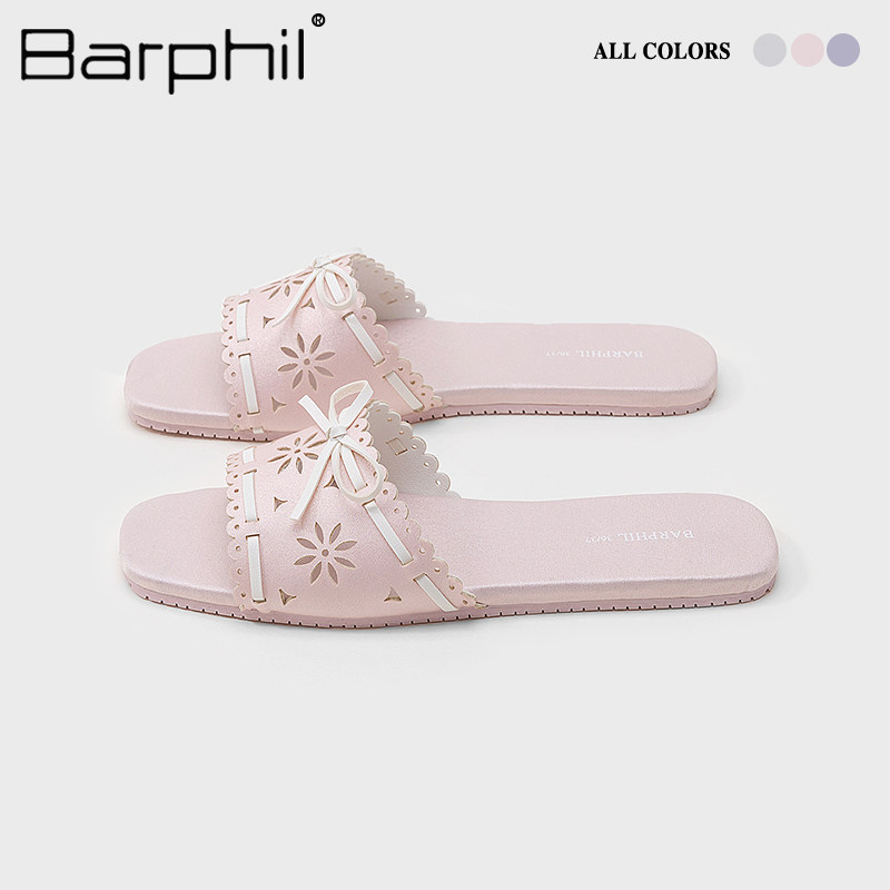 Barphil拖鞋女春夏露趾凉拖外穿