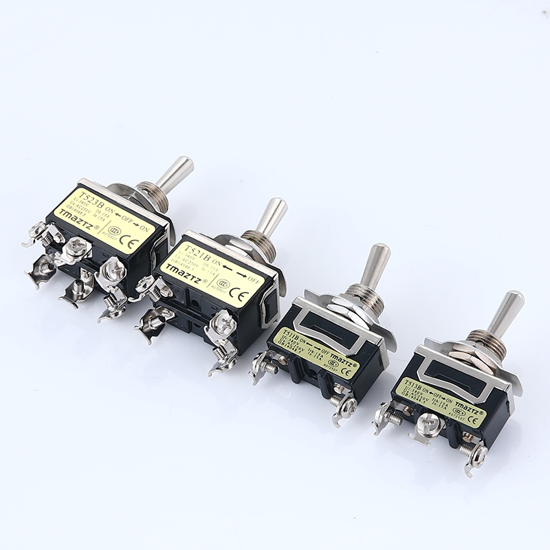 钮子开关 扭摇头摇臂开关T511B T512B T513B T521B T522B T523B