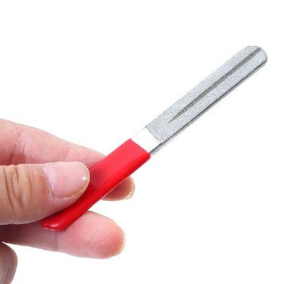 1Pc 100mm Diamond Fishing Hook Hone Fishook Sharpening