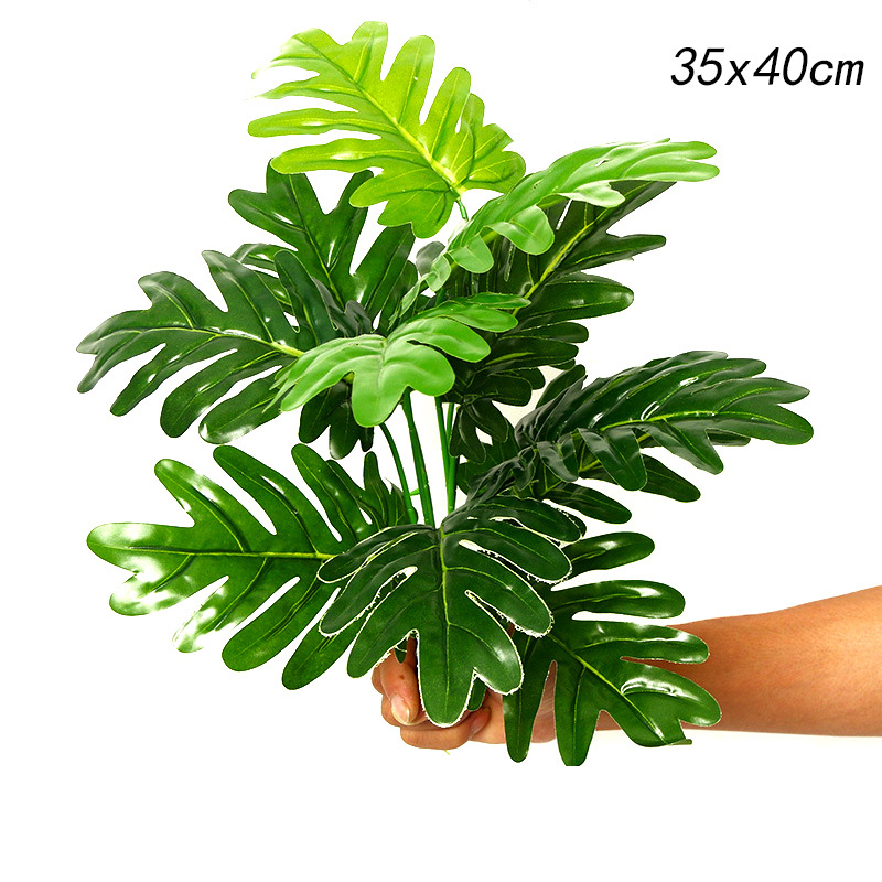 Artificial Plant Fake Leaves Bonsai Flower Hanging Plastic