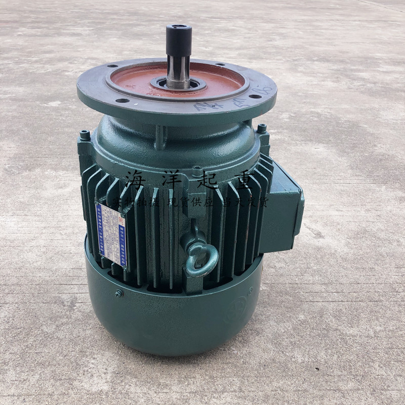 南京特种电机YEZ112S-4 3.0KW建筑工程电机制动碟煞盘扇叶 后端盖