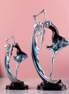 舞女摆件家居装饰品家庭屋内客厅隔间酒柜子鞋柜小摆设办公室桌面