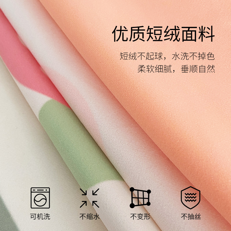 化妆台镜子遮挡帘化妆室厕所浴室柜洗漱桌镜帘防尘柜帘全身镜