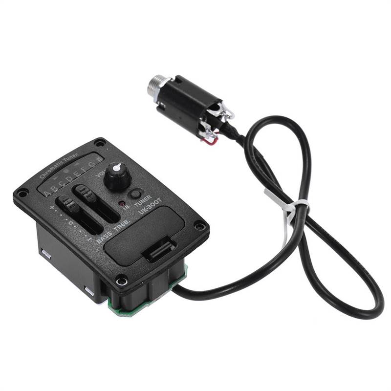 UK-300T Ukulele Ukelele Piezo Pickup Preamp 2-Band EQ Equali