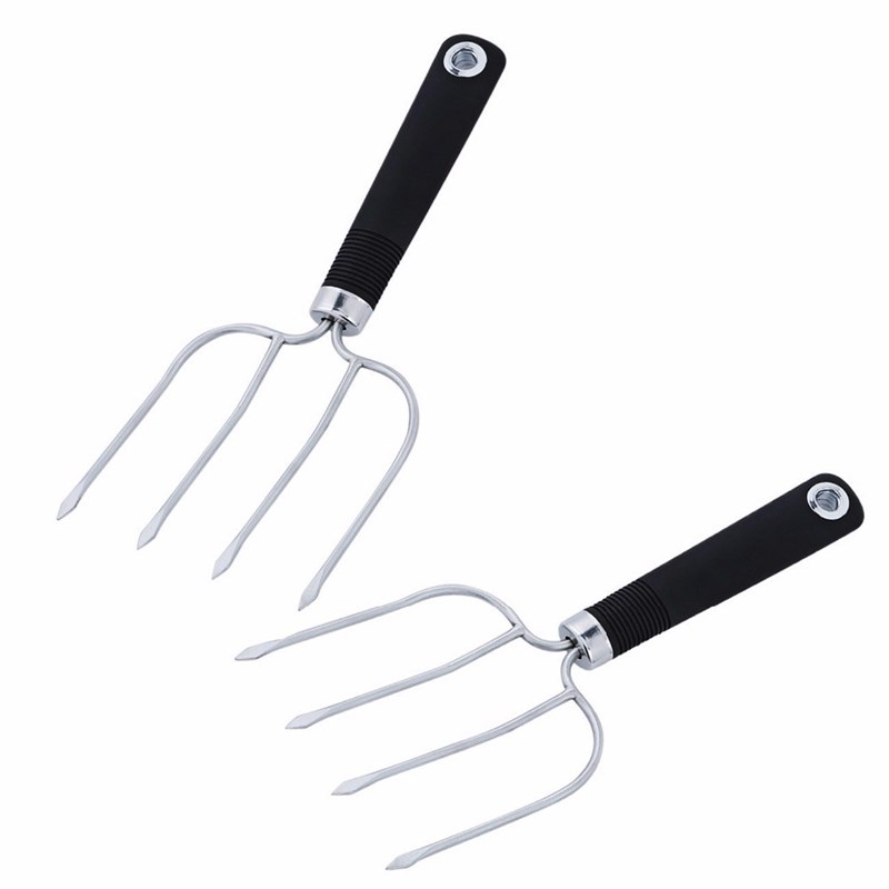 New Turkey Lifter Forks Set Stainless Steel Turkey Lifters T