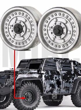 极速2pcs 1.9inch High quality 6061 alloy CNC wheel Rim For 1
