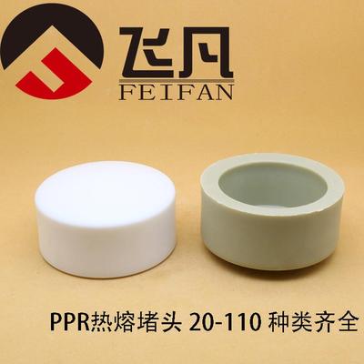 PPR管帽20 25 32 40 50 63 75 90 110热熔堵头水管配件堵帽管堵