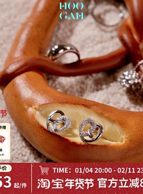 【圣诞礼物】HOOGAH | 趣味系列 | 趣味碱水结耳钉日常玩味耳饰