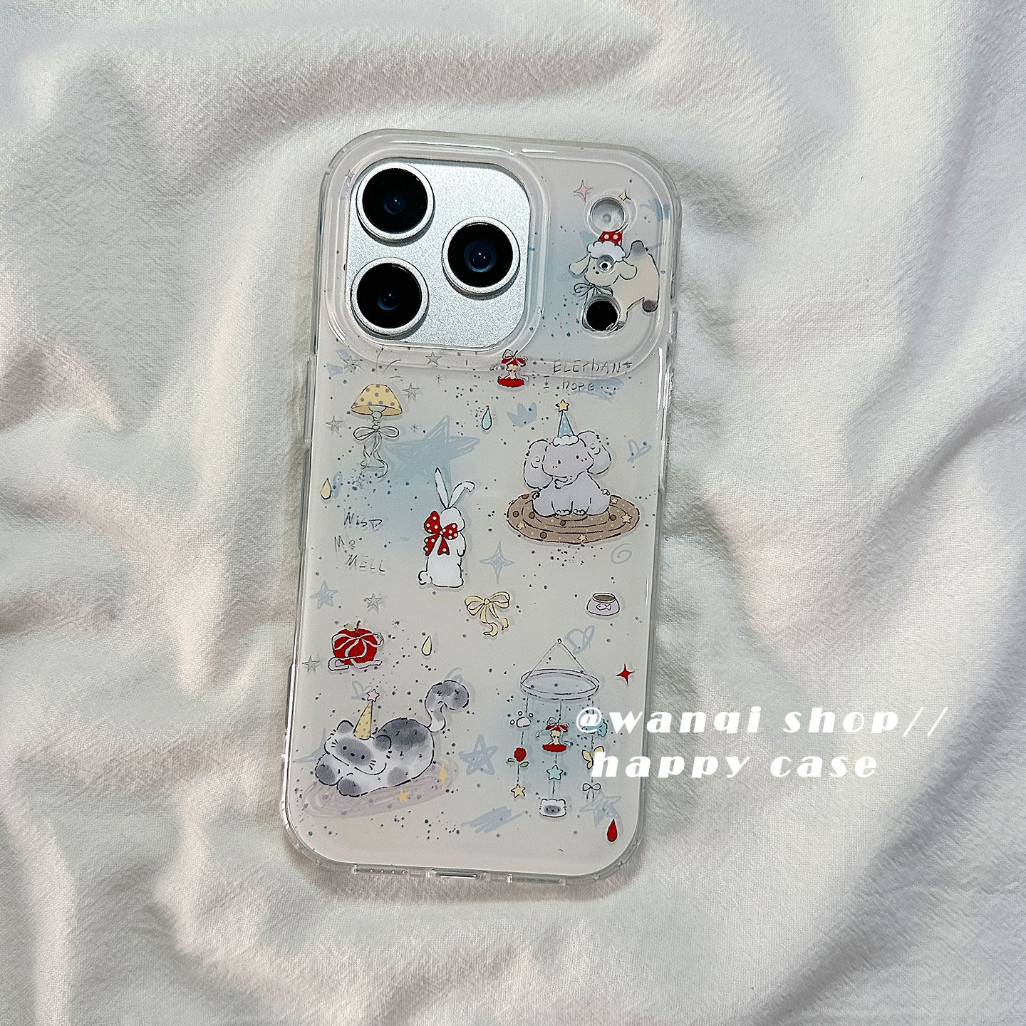 趣味风铃猫咪卡通适用苹果手机壳iphone17promax高级感13/14硅胶16Pro保护套15新款全包防摔女软双层可爱日韩,3C数码配件,手机保护套/壳,淘宝优惠券,粉丝福利购,淘宝优惠卷