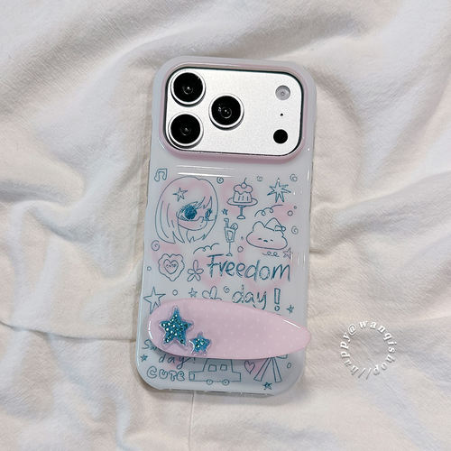 适用于iPhone可爱ins支架手机壳