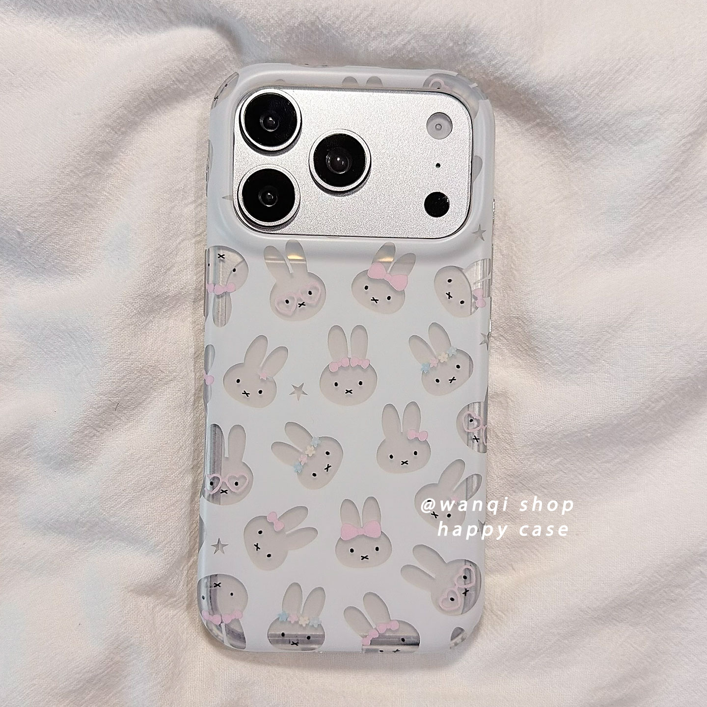 超可爱卡通米菲兔子适用苹果17手机壳iphone18promax高级感16pro硅胶15保护套18Pro新款防摔全包女软透明超薄