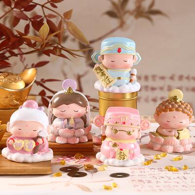 可爱神仙摆件好运莲莲如来小佛祖