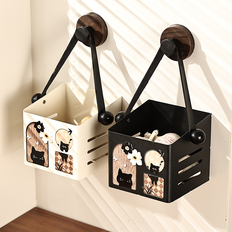 姜蒜收纳筐厨房小挂篮墙上置物筐放葱生姜大蒜收纳篮壁挂式收纳篮,收纳整理,其他收纳篮,淘宝优惠券,粉丝福利购,淘宝优惠卷