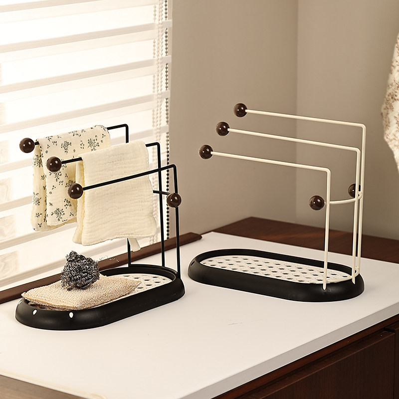 厨房中古风抹布架置物架洗洁精家用水槽海绵沥水架洗碗布收纳挂架,厨房/烹饪用具,抹布架/厨房清洁收纳架,淘宝优惠券,粉丝福利购,淘宝优惠卷