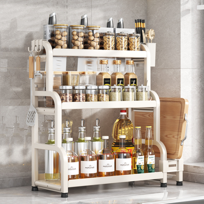 厨房调料置物架多功能台面收纳盒