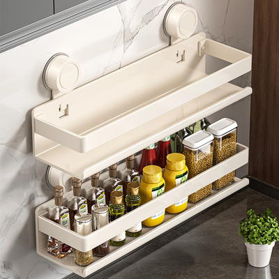 厨房置物架壁挂式调料瓶收纳架子