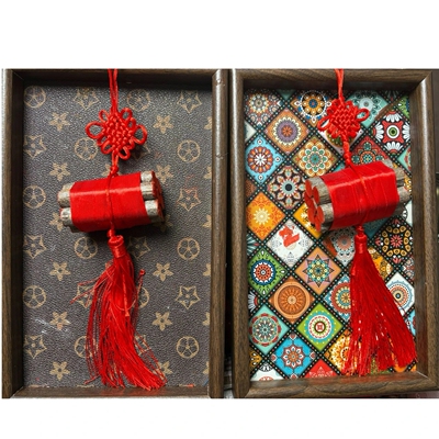 山东沂蒙山纯手工制作野生桃木枝装饰挂件可挂室内装饰家具