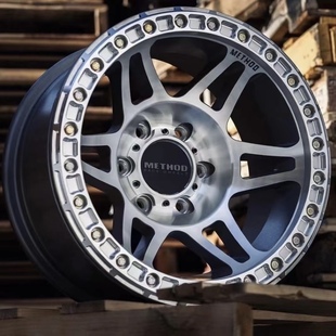 Method MR106防脱轮毂适配烈马17寸牧马人角斗士超霸FJ游骑侠霸道