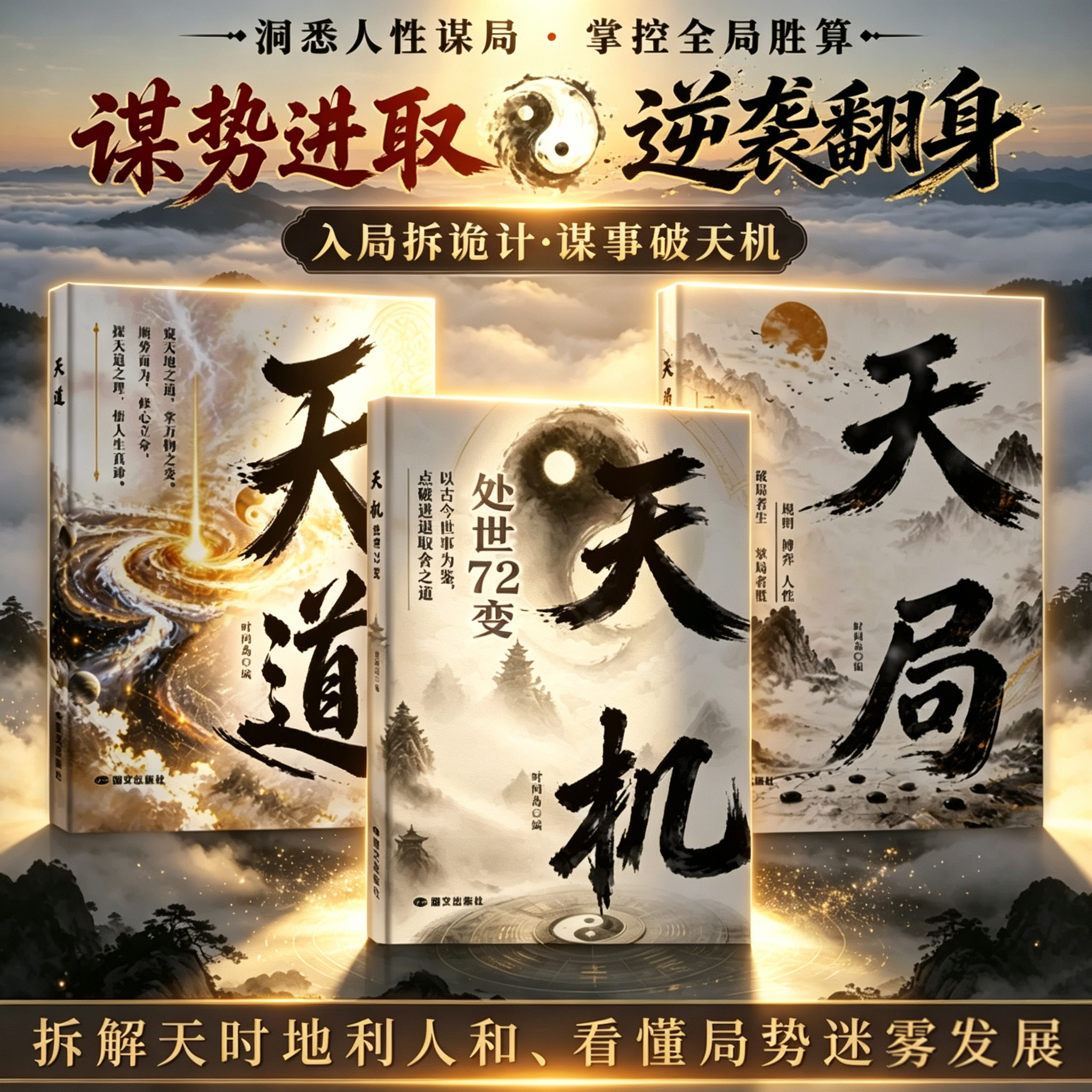 【现货速发】天机 天道 天局 拆解天时地利人和 看懂局势迷雾发展 入局拆诡计·谋事破天机 、看懂局势迷雾发展