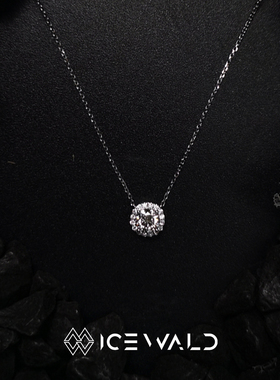 Classic 项链｜ICEWALD真冶圆钻围镶项链18K金经典奢华钻石项链
