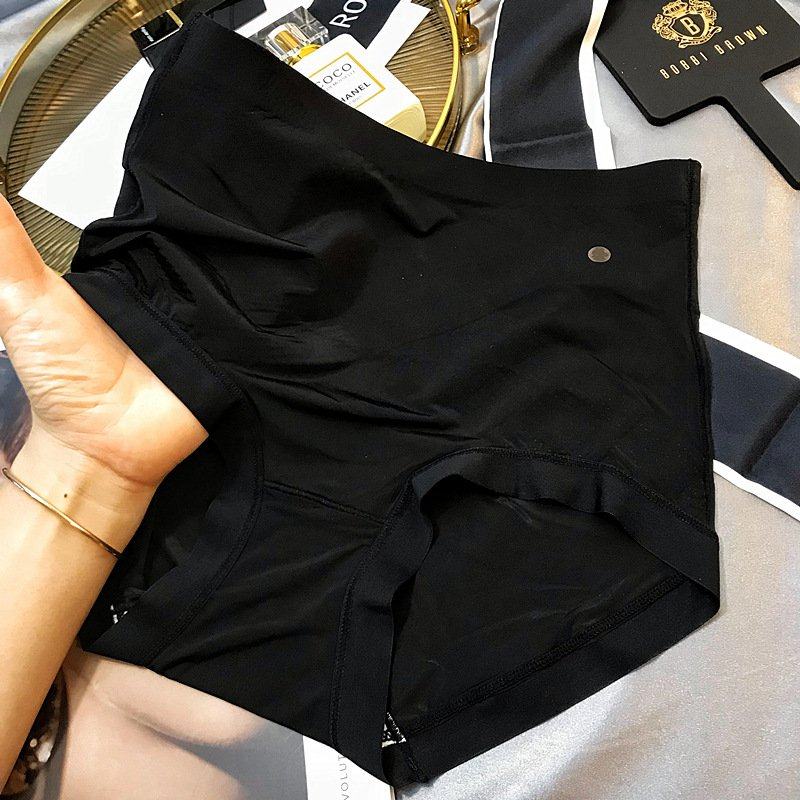 纯色简约微无痕内裤女高腰收腹提臀交叉冰丝亲肤透气包臀三角裤女,女士内衣/男士内衣/家居服,女三角裤,淘宝优惠券,粉丝福利购,淘宝优惠卷